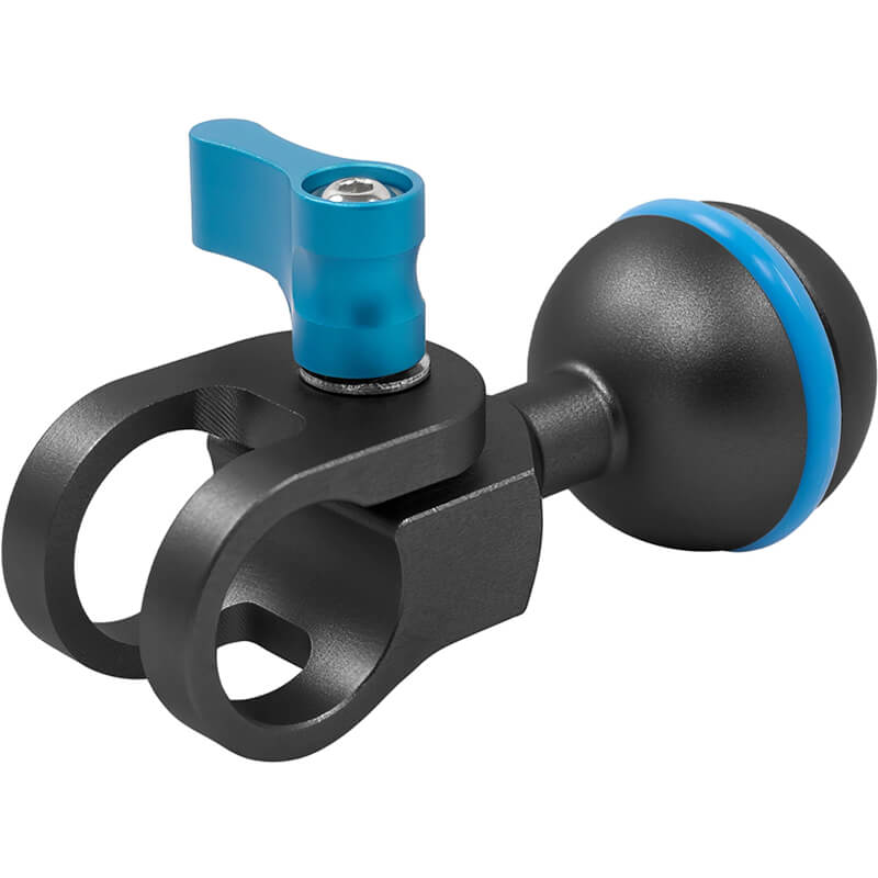 Kondor Blue Ball Head to 15mm Rod Clamp for Magic Arms